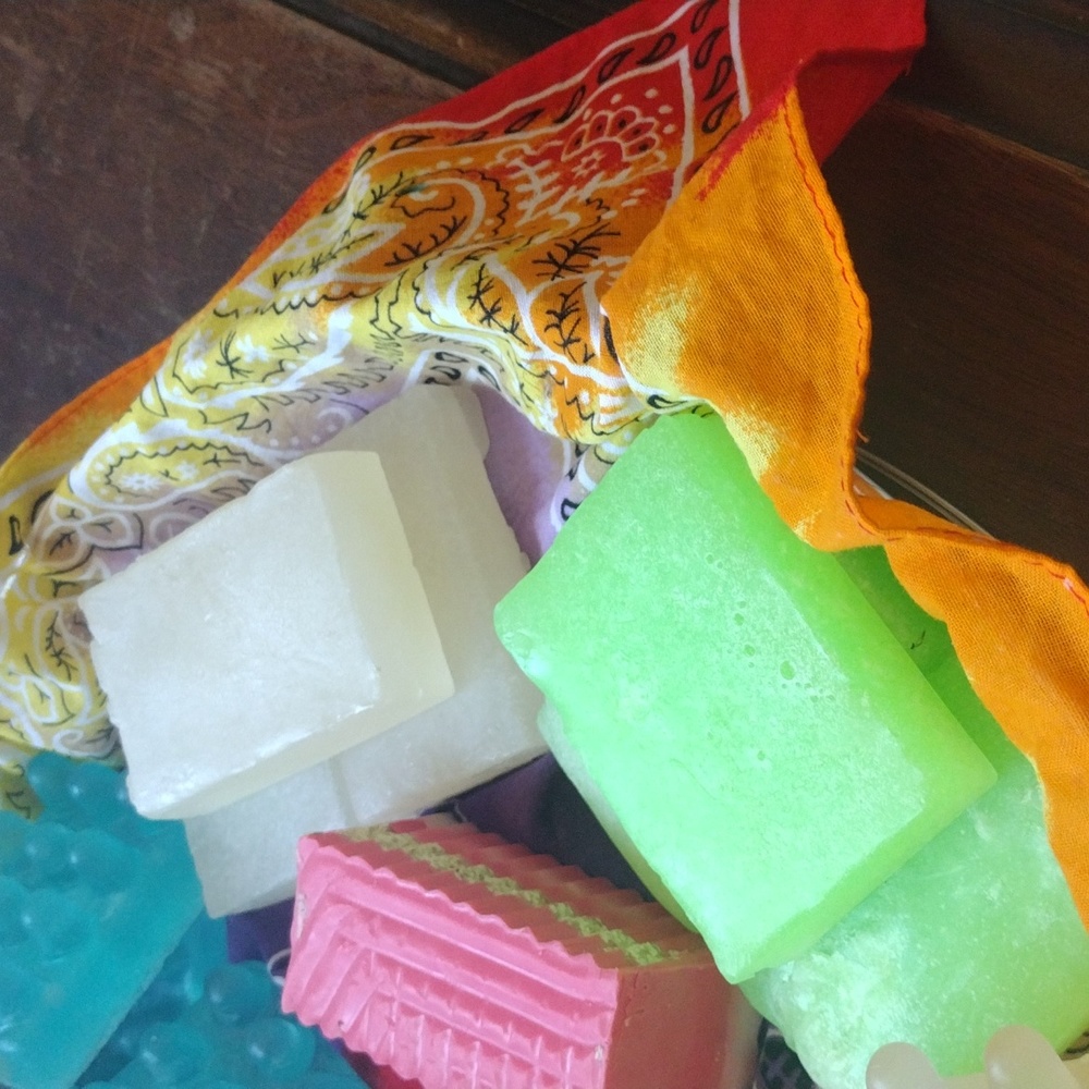 Handmade salt soap bars moisturizing